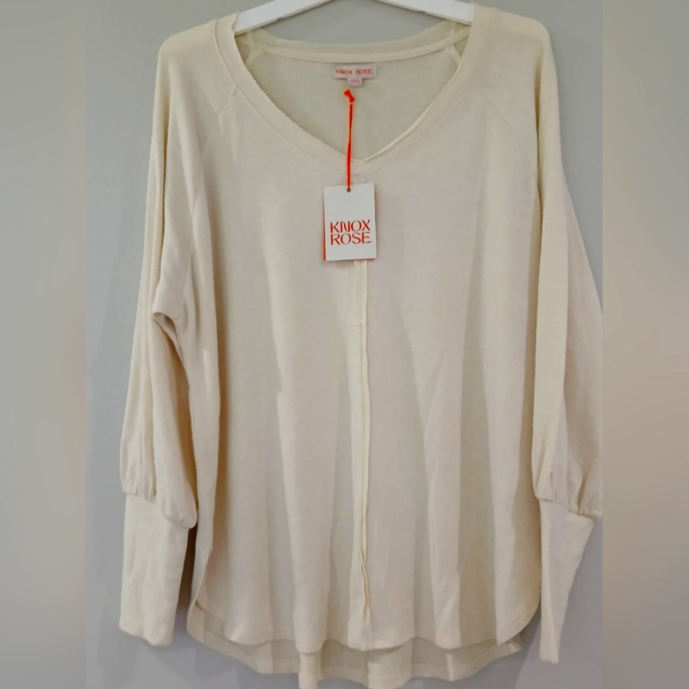 Knox Rose Cream Sweater NWT